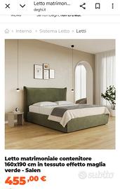 Letto contenitore nuovo