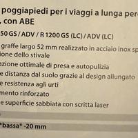 Pedane poggiapiedi Touratech