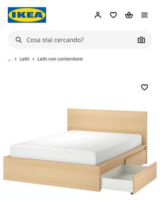  letto matrimoniale con cassetti cassettiere