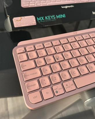 ⌨️ Tastiera Logitech MX Keys Mini rosa