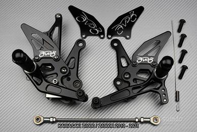 Pedane arretrate KAWASAKI Z1000 / Z1000R 2010 2021