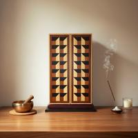 Altare buddista per Gohonzon in legno