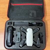 Dji spark + telecomando + batterie + base + borsa