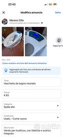 Vaschetta da bagno neonato