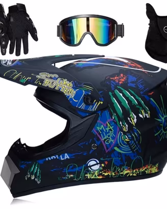 Casco Moto Dirt Bike 