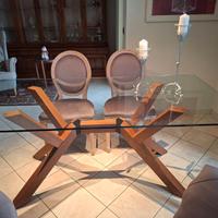 Tavolo  calligaris e sedie