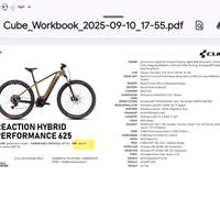 E bike mtb cube