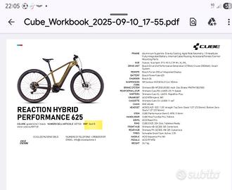 E bike mtb cube