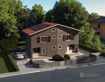 Nuova casa bifamiliare in posizione eccellente