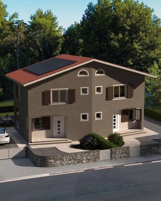 Nuova casa bifamiliare in posizione eccellente
