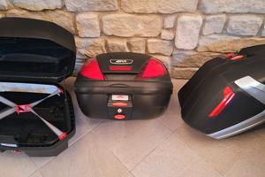 Tris Valigie GIVI V35 + Bauletto + Attacchi Honda