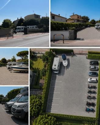 Parcheggio posto auto, camper, moto, barca