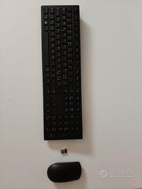 Dell Kit Wireless Ricevitore + Mouse + Tastiera WK