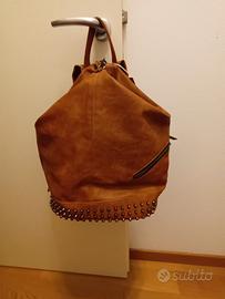 borsa zaino ecopelle nuova