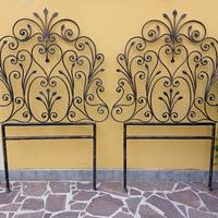 Testate letto ferro battuto