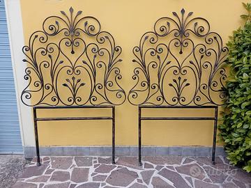 Testate letto ferro battuto