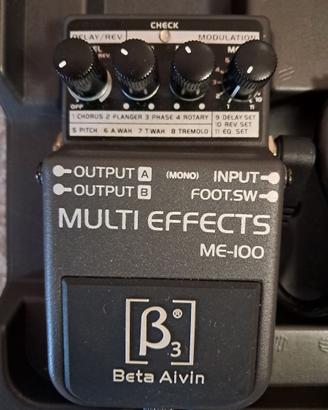 MultieffettoAIVIN ME 100 PEDALE PER CHITARRA