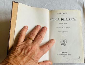 Libro antico “Storia dell’Arte” 1909