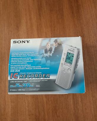 SONY IC RECORDER ICD-B25 REGISTRATORE VOCALE