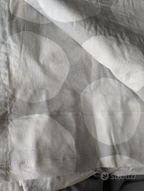 2 TENDE GRIGIE A POIS BIANCHI