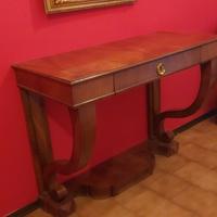consolle antica in noce