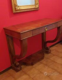 consolle antica in noce