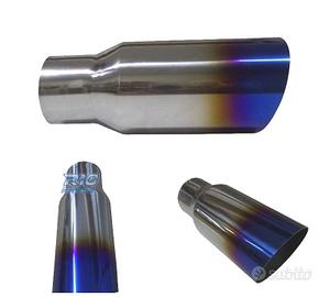 TERMINALE SCARICO COLLA TONDA 61-90MM INOX TAGLIO 