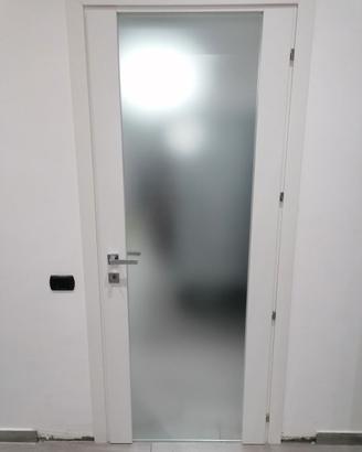 Porta in Vetro_Cristallo Satinato
