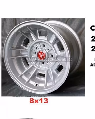 Cromodora CD66 7x13 + 8X13 4x98 Fiat 124 128 131