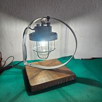 LAMPADA TAVOLO VINTAGE RECUPERO DESIGN INDUSTRIALE