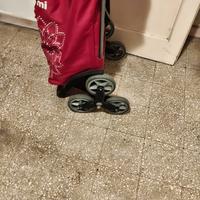 Carrello Girmi floreale 3 ruote
