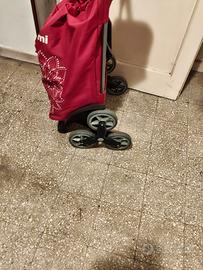 Carrello Girmi floreale 3 ruote