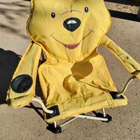 seggiolina winny pooh e una in legno 