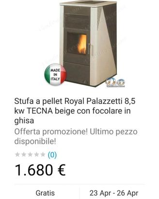 Stufa a pellet Palazzetti 