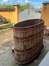 Vasca ovale in legno