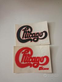 decine di adesivi discoteca Chicago originali
