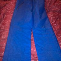 Tuta da sci azzurra nuova