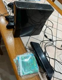 Xbox 360 più Kinect più giochi più joystick