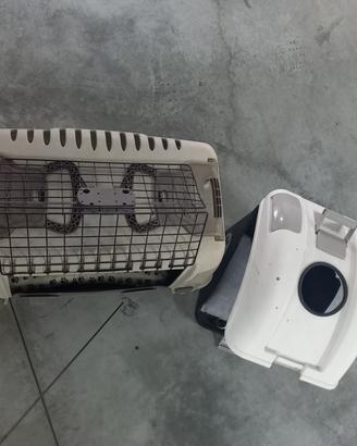 cuccia per cani e trasportino per  moto