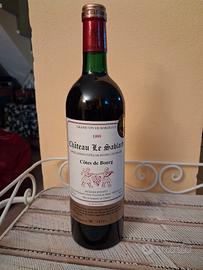 Bottiglia Chateau de Sablard 1999 bordeaux