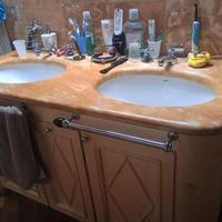 Top bagno più lavandinipiù rubinetteria