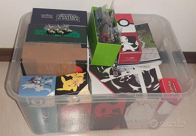 18kg di carte pokémon, 6,5kg energie più accessori