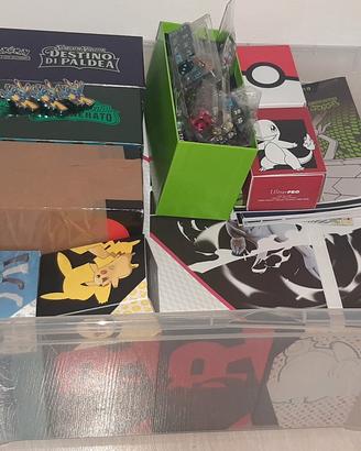18kg di carte pokémon, 6,5kg energie più accessori