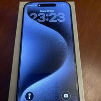 Iphone 15 pro titanio blu