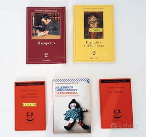 4 libri di Friedrich Dürrenmatt
