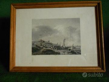 stampa scuola olandese incorniciata