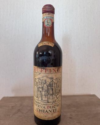 Chianti classico Ruffino riserva ducale 1964