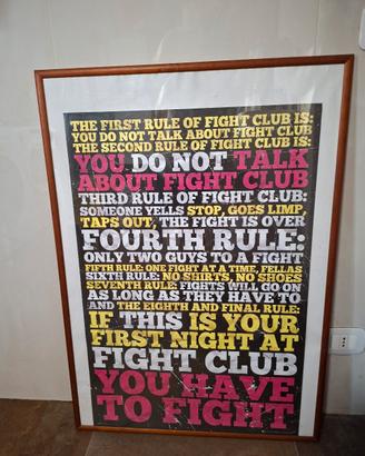 Locandina Fight club