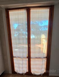 Finestre legno doppio vetro, tapparelle 