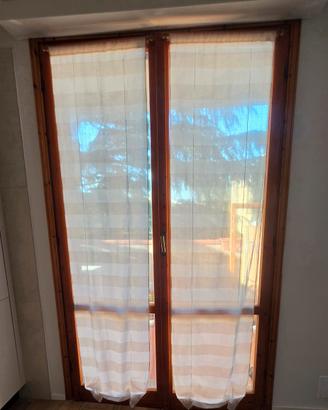 Finestre legno doppio vetro, tapparelle 